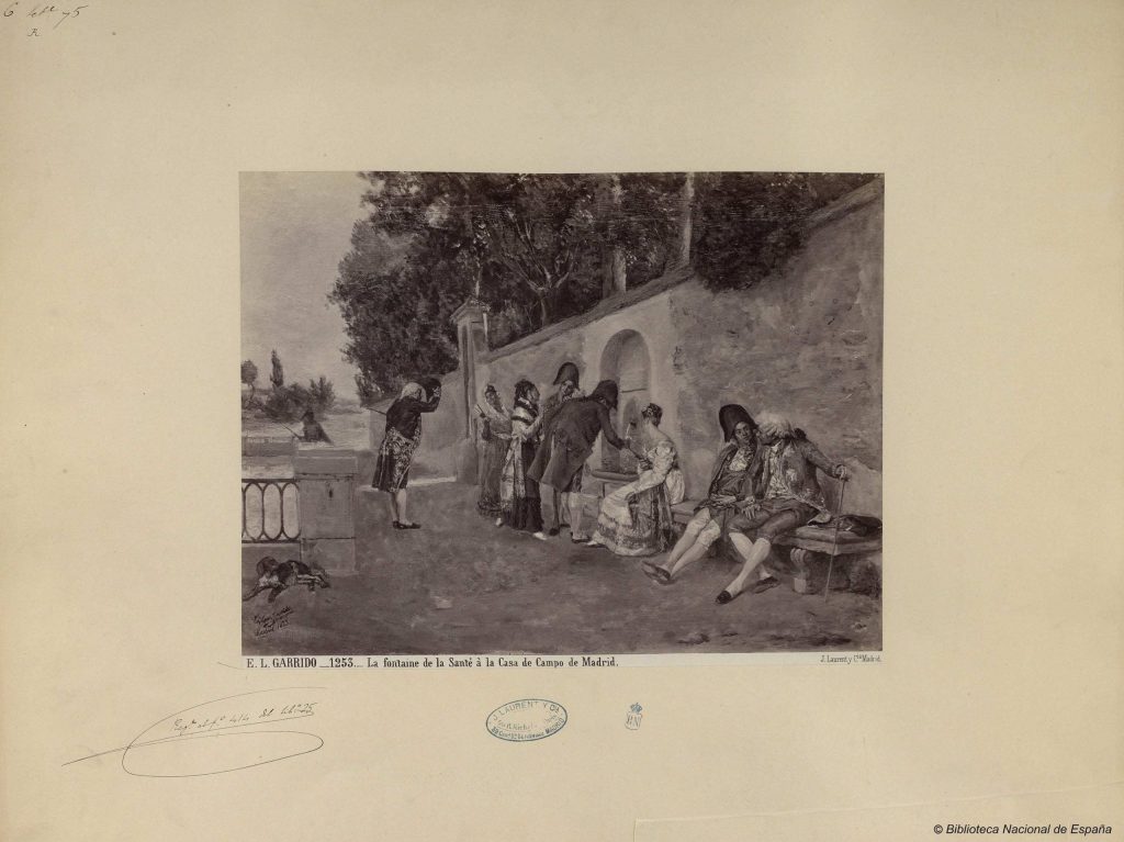 La fuente de la Salud de la Casa de Campo 1873-75. Eduardo León Garrido. Signatura 17/5/62. Biblioteca Digital Hispánica